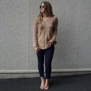 Loft Bell Sleeved Tunic Sweater